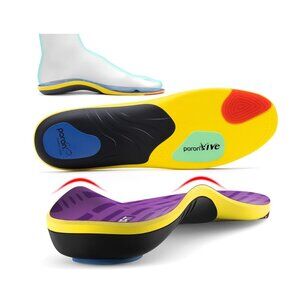 TANSTC Rogers Poron Sport Insole, Pain Relief Shock Absorption Sport Inserts (Pu